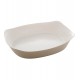 Travessa 34cm Por 25cm 7,5cm Altura De Vidro Opalino Carine White
